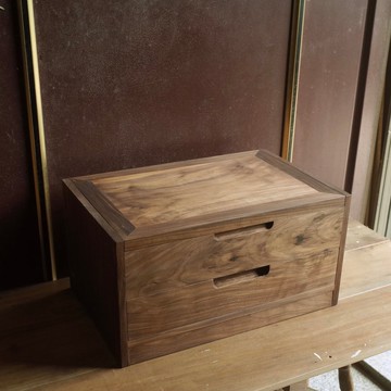 客製胡桃木雙層錶盒