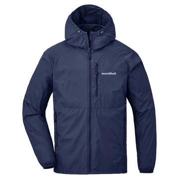 ├登山樂┤日本 mont-bell Wind Blast Parka 連帽風衣外套 男 #  1103322NV 海軍藍