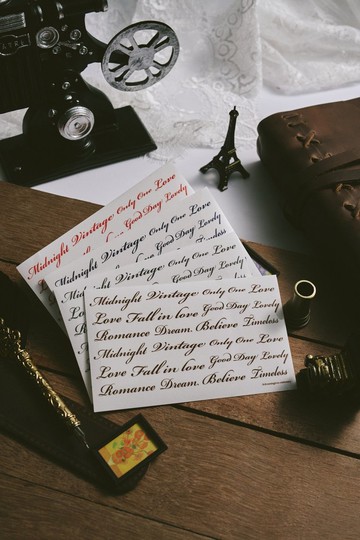 午夜時刻字體設計