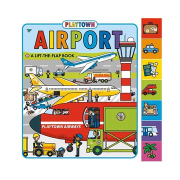 Priddy Books Playtown: Airport 翻翻書  Lift-the-Flap Book