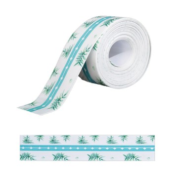 iSFun 縫隙密封 防水防霉水槽洗手台馬桶牆角美縫貼 青綠竹 3.8 x 500cm  1捲