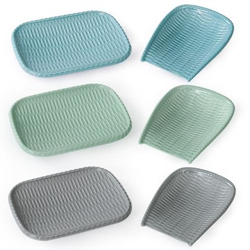 利勝餐具密胺火鍋菜盤仿瓷配菜餐盤加厚創意竹編燒烤盤子商用盤