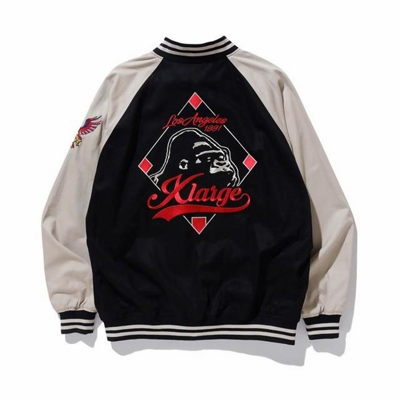 エクストララージ XLARGE REVERSIBLE BASEBALL JACKET リバーシブル