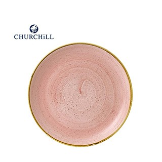 陶瓷盤/骨瓷盤 英國CHURCHiLL-STONECAST點藏系列-圓形28cm餐盤-粉紅