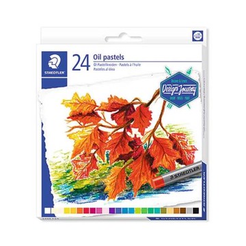 【STAEDTLER 施德樓】專業精品級 金鑽專家級油性粉彩24色組 MS2420 C24