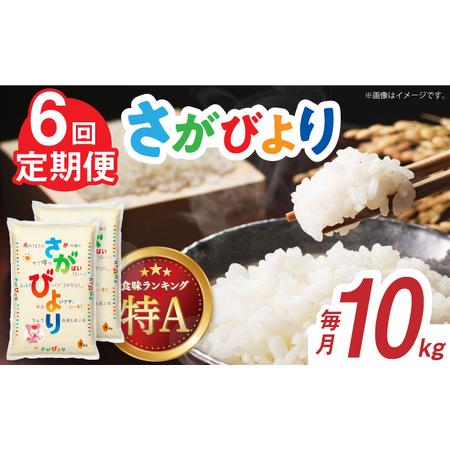 ふるさと納税 令和5年産 さがびより 白米 計60kg（5kg×2袋×6回） 佐賀県 株式会社森光商店[41ACB.. 佐賀県