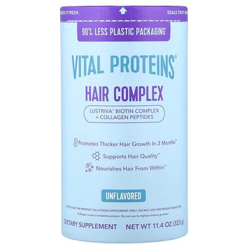 Vital Proteins, 頭髮支援複合物，無香，11.4 盎司（323 克）