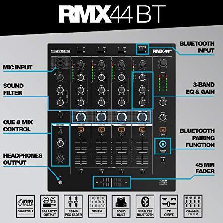 Reloop 4-Channel Bluetooth DJ Club Mixer