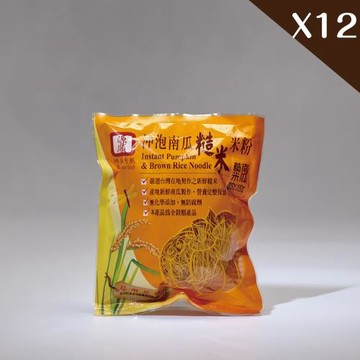 【源順】沖泡南瓜糙米米粉-味噌風味 64gX12包-網-(慈濟共善專案)