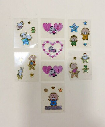 【震撼精品百貨】大寶/大口仔 Minna No Tabo  透明貼紙8入 震撼日式精品百貨