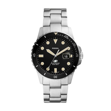 FOSSIL 帥氣個性型男時尚腕錶-銀X黑-FS5952-42mm