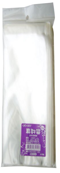 真好袋   OB0080-180   OPP自黏袋 8 X 18cm -100個入  / 包【APP滿額下單10%點數(單一帳號最高5000點)】1/31止