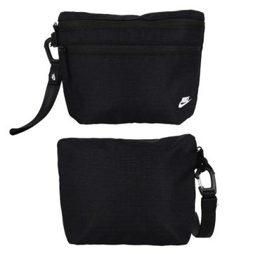 NIKE CLUB手腕包-手提包 隨身包 旅行包 N1013423091OS 黑白