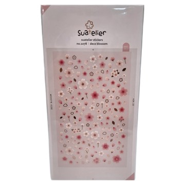 suatelier design 貼紙 no.1078 : deco blossom  櫻花 粉色  1組