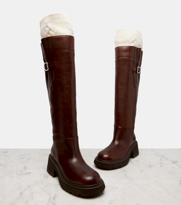 Jimmy Choo Tamsin leather knee-high boots