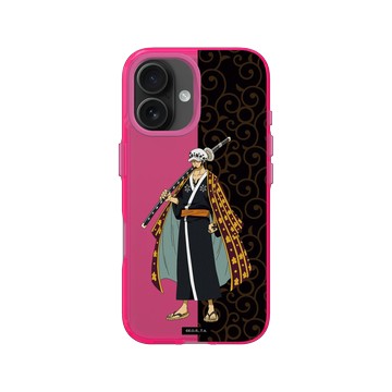 iPhone 16 Clear 粉漾桃 - 航海王 One Piece - 和之國系列-武士羅