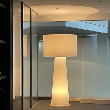 免運 附發票 超低價 工廠直銷 意大利設計師落地燈高級感客廳酒店民宿臥室書房氛圍侘寂風布藝燈 快速發貨