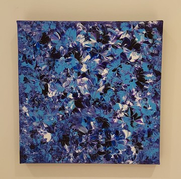 紫羅藍 無框畫 抽象畫 畫作 掛畫 居家擺設 居家生活