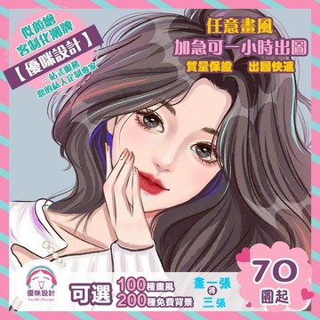似顔繪 油畫風 優咪設計 客製化 百種畫風 約稿 急單 手繪 人像畫 手繪人像 繪圖委托 插畫 客製化禮物 生日禮物