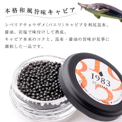 ふるさと納税 利尻富士町 1983 JCAVIAR BAERII UMAMI 10個(20g×10)