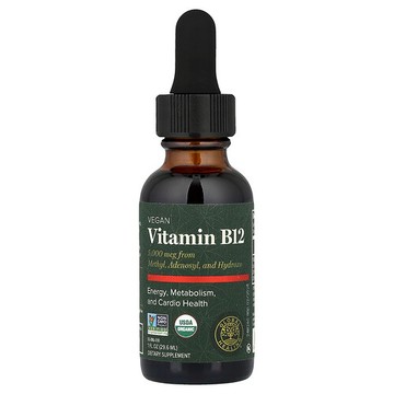 Global Healing, 維生素 B12，5000 微克，1 液量盎司（29.6 毫升）