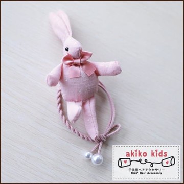 【akiko kids】棉麻卡通動物造型兒童髮圈
