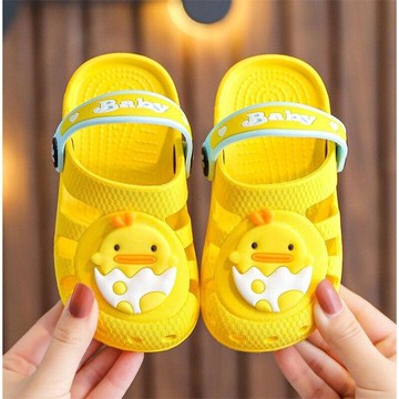 兒童包頭拖鞋夏女童1-8歲室內嬰幼兒防滑男童涼拖小童寶寶洞洞鞋2