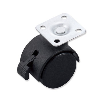 HD504 塑膠活動輪 有/無煞車 載重20kg DIY 櫃子 活動輪