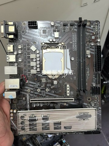微星H410M BOMBER 主板 10 代 CPU 實拍 接口齊全 針腳完好 成色新 功能正常【三和電腦配件店】
