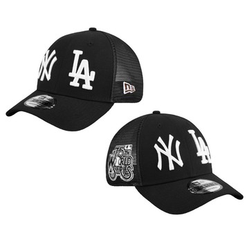 NEW ERA 9FORTY 940 MLB TWO TEAM 洋基＆道奇 世界大賽 黑 網帽 老帽 棒球帽 【TCC】