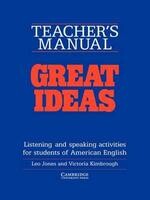 Great Ideas Teacher's Manual  Jones  Cambridge