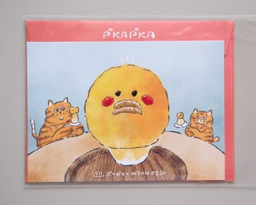 【 POKAPOKA X NEENEE 】刨冰明信片_芒果小鴨