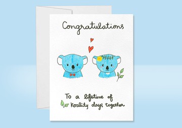 手繪卡片 | 結婚卡片 | 賀卡