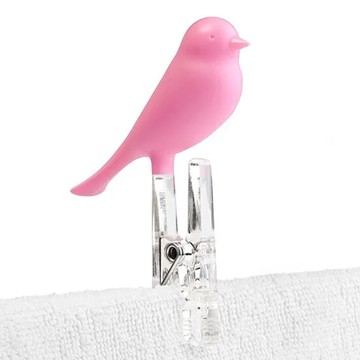 QUALy 雀兒夾 Peg Sparrow-Clothe Peg 23.5 x 65 x 110 mm  粉紅色  1個