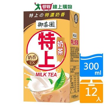 御茶園特上奶茶TP300ML*6【兩入組】【愛買】