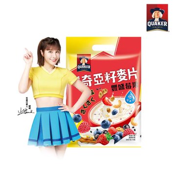 【QUAKER 桂格】奇亞籽麥片-豐盛莓果(28g*10包/袋)