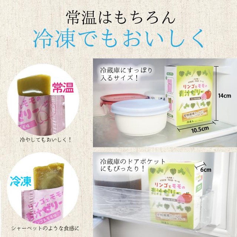 リンゴとモモの青汁ゼリー 3個セット 青汁 青汁ゼリー ゼリー 健康食品 野菜 栄養 ダイエット 健康 バランス栄養 栄養調整食品 食物繊維  サプリメント 少量 | LINEブランドカタログ