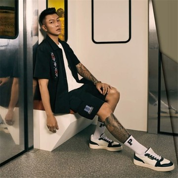 PUMA 短袖 流行系列 PRAIRIE RESORT 黑 圖騰 襯衫 男 62686701