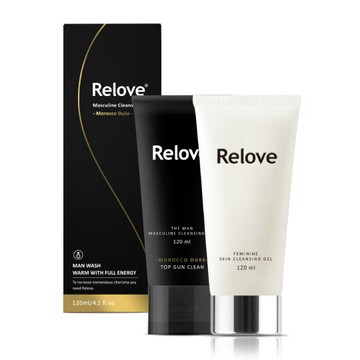 優惠價【Relove】私密胺基酸潔淨凝露120ML+男性私密清潔凝露120ML(摩洛哥公爵/英倫紳士)