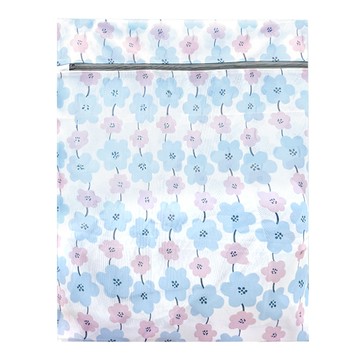 minono 米諾諾 北歐花朵洗衣袋 60 x 70cm  北歐花朵 白色 + 藍色 + 粉色  1個