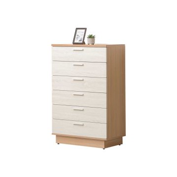 Boden-亞莫2.7尺六斗櫃/六抽收納櫃/置物櫃-80x40x123cm