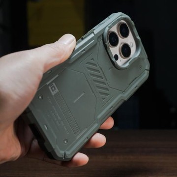 肥熊灰人II適用蘋果iPhone16/Pro/MAX/Plus戰術防摔保護套石墨烯散熱軍事風格手機殼MagSafe磁吸手機套
