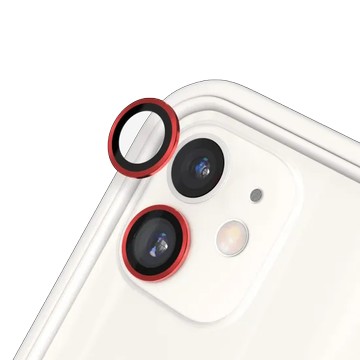 iPhone 12 mini 9H 鏡頭玻璃保護貼 紅