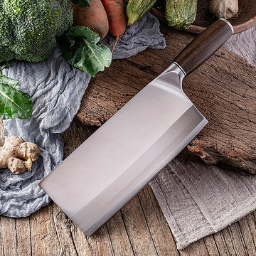 廚師用刀復合鋼菜刀廚片桑刀9Cr鋒利家用刀三合鋼不銹鋼切菜刀具