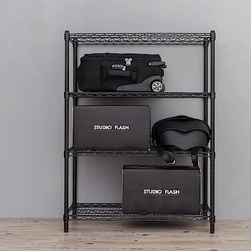 dayneeds 荷重型 90x45x120cm四層烤漆波浪架 超強耐重/倉儲架/置物架