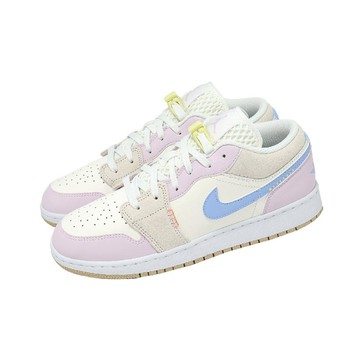 休閒鞋 Air Jordan 1 Low BG CN CN 大童 女鞋 米 IW2019-141