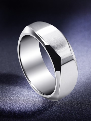 鈦鋼方形男士戒指ins潮男個性指環輕奢小眾嘻哈簡約單身食指男戒