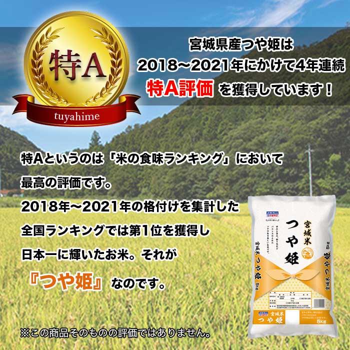 つや姫 10kg 5kg×2 令和4年産 宮城県産 米 お米 白米 おこめ 精米 単一原料米 ブランド米 10キロ 送料無料 国内産 国産