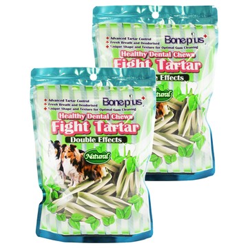 Boneplus 六星雙效草本潔牙棒 M  薄荷  300g  2包