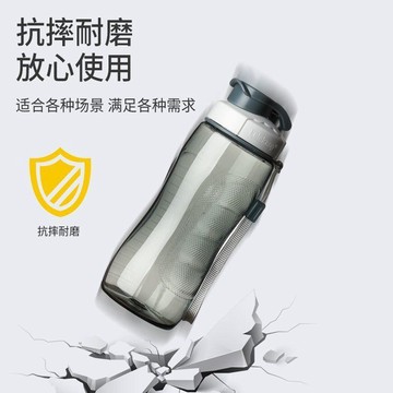 含稅價【送贈品】運動水杯Tritan材質學生塑料兒童便攜水壺戶外防漏杯子